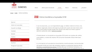 Como inscribirse para el examen de la nacionalidadexamen CCSE [upl. by Sarajane]