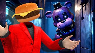 Hiding From FNAF Animatronics in a SUBMARINE Garrys Mod RP Multiplayer [upl. by Jael]