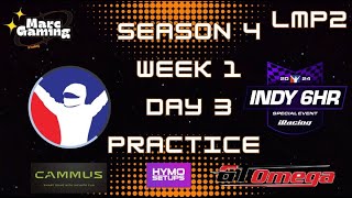 iracing  Season 1 Week 1  1st Practice For The INDY 6HR [upl. by Eiramnerual]