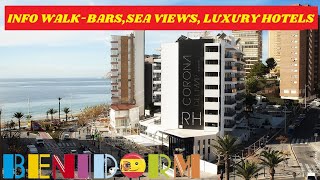 Benidorm⭐🌊🌴 Hotels Corona del Mar amp Villa del Mar and more🍹🏢⭐🇪🇦🩱benidorm [upl. by Ainalem]