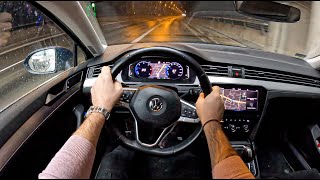 2019 Volkswagen Passat B8 20 TDI 150HP  POV Test Drive 991 Joe Black [upl. by Anyak]