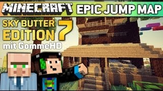 Minecraft EPIC JUMP MAP 7  TOTAL verwirrt SkyDoesMinecraft Butter Edition [upl. by Raquel687]