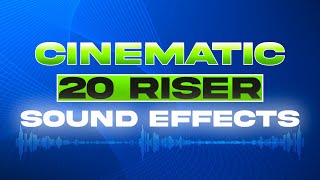 20 FREE Cinematic Riser SFX 🔥🔥 [upl. by Letnohc]