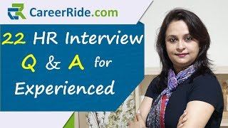 HR Interview Questions and Answers for Experienced candidates  Many new generation questions [upl. by Beisel709]