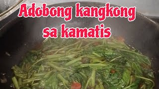 Adobong kangkong with tomato [upl. by Kuo]