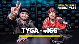 Tyga Freestyles Over Doja Cat’s “Paint The Town Red” Beat  Justin Credible’s Freestyles [upl. by Dalenna]