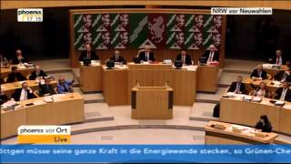 14032012  Der Landtag in NRW löst sich auf [upl. by Obidiah]