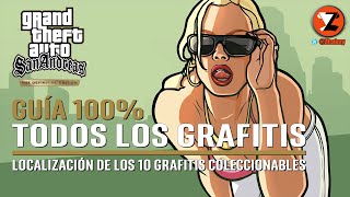 GTA San Andreas Remastered Todos los Grafitis  Guía 100 DEFINITIVE EDITION [upl. by Auqenahc]