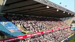 Millwall V Leeds  Leeds Fans Mocking the Millwall chant 2012 [upl. by Eidob436]