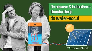 WATERACCU 🔋 De nieuwe amp betaalbare thuisbatterij [upl. by Ellenwad]