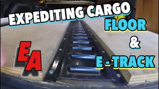 E Track install for your sprinter amp CARGO VAN  EXPEDITING CARGO VAN BUSINESS [upl. by Adaj]