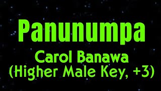 Panunumpa by Carol Banawa Higher Male Key Karaoke Made with Clipchamp [upl. by Wernsman]