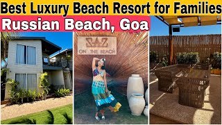 Best Luxury beach Resort for families in Goa  Sibaya Beach Resort  Morjim Russian Beach in Goa [upl. by Aissert]