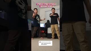 BOOGIE DOWN TUTORIAL fypシ twinsshorts dance subscribe foryou trending boogiedownchallenge [upl. by Yduj681]