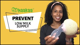 Haakaa Pump To Prevent Low Milk Supply  Tips from an IBCLC [upl. by Lytsyrk]