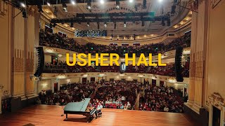 Usher Hall  View from the Stage  Interval at Yuja Wang Concert [upl. by Halilahk]