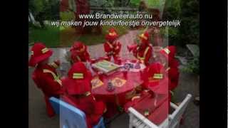 Kinderfeestje Brandweer 🚒👨‍🚒🎈 Arrangement Met Echte Brandweerauto [upl. by Annah]