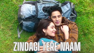 Zindagi Tere Naam  Lyrics  Yodha  Sidharth Malhotra Raashii Khanna Vishal Mishra [upl. by Fai]