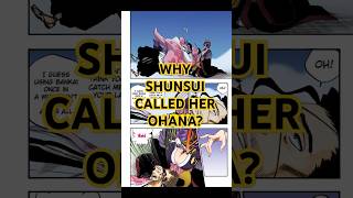 WHY DID SHUNSUI CALL HIS BANKAI SPIRIT OHANA bleach anime shorts [upl. by Ecinhoj120]