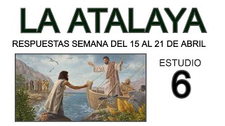 RESPUESTAS DE LA ATALAYA de esta semana [upl. by Ferguson]