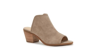 Lucky Brand Baldomero Leather SlipOn BlockHeel Mule [upl. by Dulcinea]