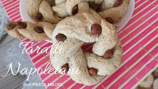 TARALLI NAPOLETANI sugna e pepe  CON PASTA MADRE [upl. by Sianna]