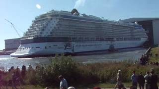 Stapellauf der Celebrity REFLECTION in Papenburg [upl. by Nautna310]