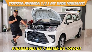 Base Variant Heroes  Toyota Avanza 13 J MT  PINAKA MURA NA 7 SEATER TOYOTA  TESTDRIVE PH [upl. by Ronen543]