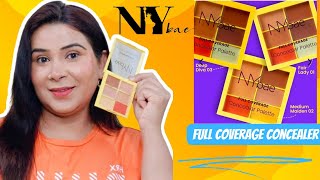 NY Bae Full Coverage Concealer Pallette Creaseless Lightweight nybae [upl. by Culberson433]