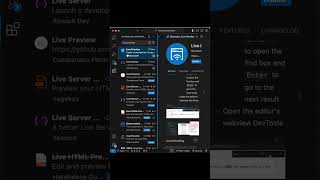 VScode  Extension  Live preview  설치amp적용 방법 [upl. by Bettye]