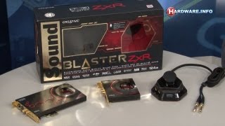 Creative Sound Blaster ZxR review  HardwareInfo TV Dutch [upl. by Ailasor700]