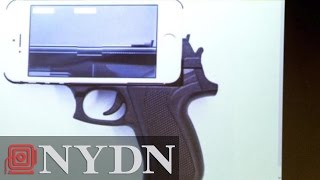 Cop Antigun Groups Warn Against iPhone Case Shaped as Gun [upl. by Nylsirhc]