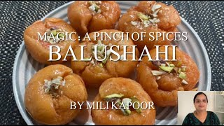 Balushahi recipeBalushahi with perfect measurementHalwai Style Balushahi Magic a Pinch of Spices [upl. by Lemieux]