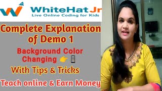 White Hat Jr Demo 1 PDF complete explanationWhite hat jr interview [upl. by Joub]