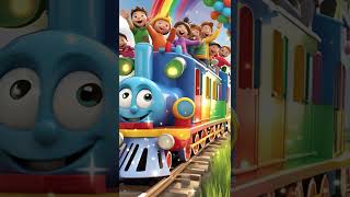 Rainbow Train Adventure Song Sing and Learn Colors [upl. by Uol810]