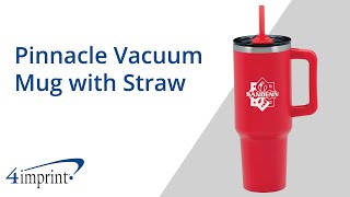 Pinnacle Vacuum Mug with Straw by 4imprint [upl. by Mackler124]