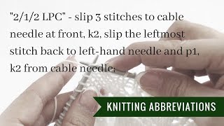 Knitting instructions 212 LPC  Pattern Duchess [upl. by Lucie]