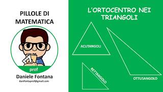 LORTOCENTRO E LE ALTEZZE DEI TRIANGOLI [upl. by Auginahs]