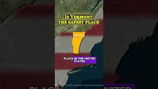 Is Vermont safest placemap usa vermont newengland newyork fyp [upl. by Fairleigh935]