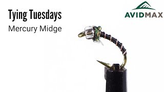 How to tie a Mercury Midge  AvidMax Fly Tying Tuesday Tutorials [upl. by Yorel]