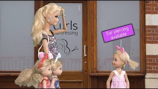 Barbie  Chelsea Gets Her Ears Pierced  Ep131 [upl. by Googins]