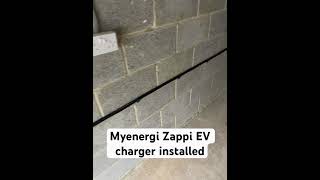 Myenergi Zappi EV charger installed evcharger evchargers [upl. by Arin]