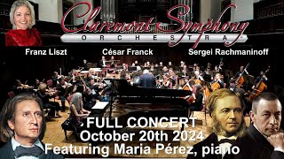 CSO FULL CONCERT Sunday October 20 2024 Maria Pérez on Piano [upl. by Can]