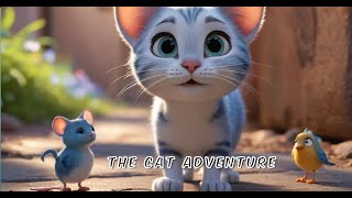 the cats adventure poem for children the cat adventure song for kids [upl. by Darbee]