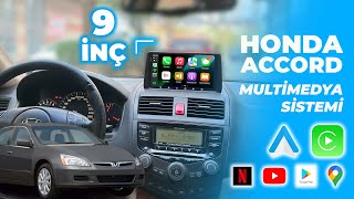 HONDA ACCORD MULTİMEDYA SİSTEMİ ➡ KABLOSUZ CARPLAY amp ANDROİDAUTO DESTEKLİ [upl. by Feilak321]