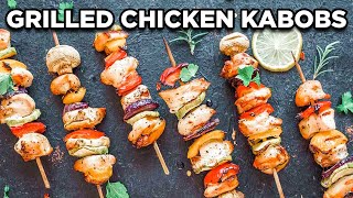 Grilled Chicken Kabobs that are perfect every time [upl. by Cid]