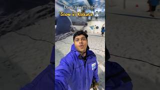 Snow Park in Kolkata ⛄️ snowpark snowfall kolkatafamous [upl. by Most]