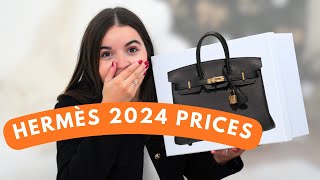 😱 HERMÈS 2024 PRICES  They increased [upl. by Bone]