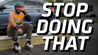 Addressing My Bad Habits While Grinding  Faction Tactical V1  Aggressive Inline Skate Vlog [upl. by Ahselef591]