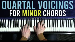 Quartal Voicings for Cm7 Dorian  Two Handed Comping  Jazz Piano Short Practice Ideas [upl. by Notniv754]